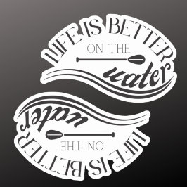 SUP stand up peddelen decoratie Sticker