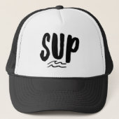 SUP Stand-up tapeleidraad Wave Black Trucker Pet (Voorkant)