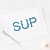 SUP (Stand-up tapeloboarding) Rechthoekige Sticker (Envelop)