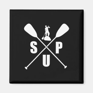 Sup T-shirt Stand Up Paddle Boarding T-shirt Surf Magneet