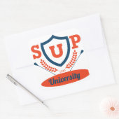 SUP-universiteit Vierkante Sticker (Envelop)