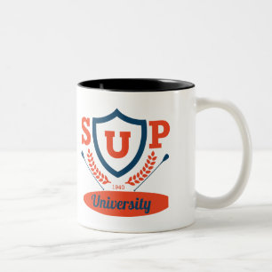 SUP University Tweekleurige Koffiemok