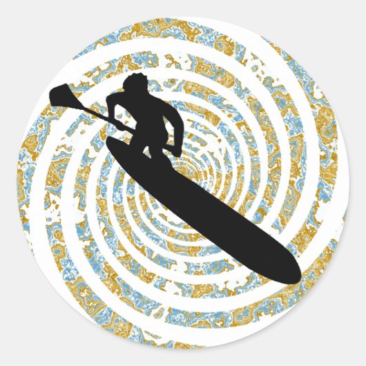 SUP WE IDENTIFICEREN RONDE STICKER (Voorkant)