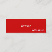 SUP YOGA MINI VISITEKAARTJE (Achterkant)