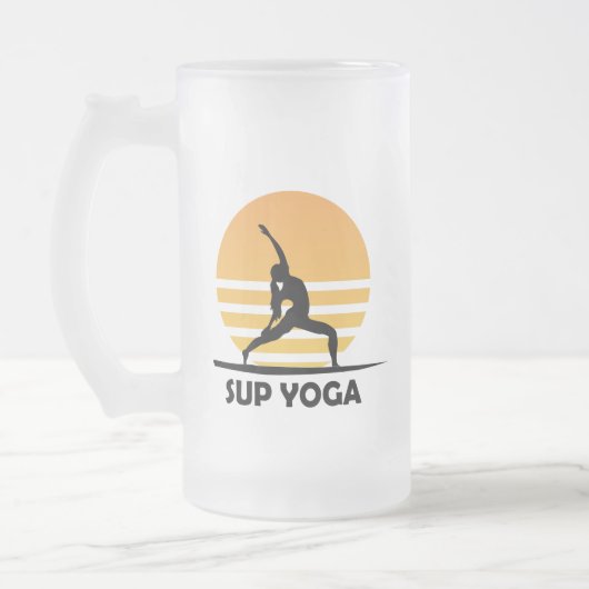 SUP Yoga stand-up opvulling Matglas Bierpul (Links)