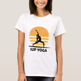 SUP Yoga stand-up opvulling T-shirt
