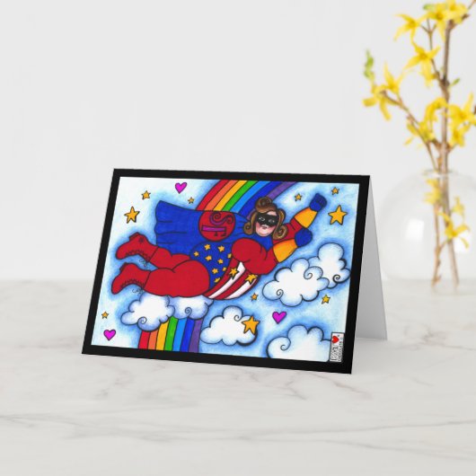 SupaFat!!! Kaart (Gele Bloem)