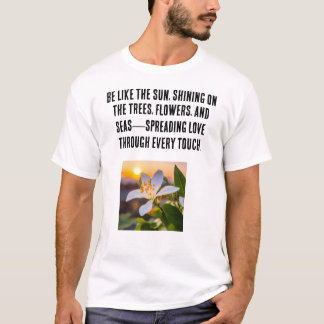 Suparb Sun Natuur Design T-shirt