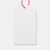 Super 3D Luxe Kerst Mosaic Sticker Cadeaulabel (Achterkant)