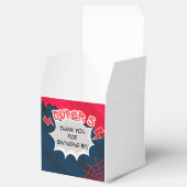 Super 5 Red Black Web Comic 5th Birthday  Bedankdoosjes (Geopend)