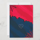 Super 5 Red Black Web Comic 5th Birthday  Kaart (Achterkant)