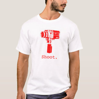 Super 8-camera t-shirt