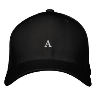 Super Aangepaste "A" Monogram Cool Times Roman Fon Geborduurde Pet