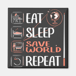 Super aardrijkskunde leraar redt wereld dank u ges magneet