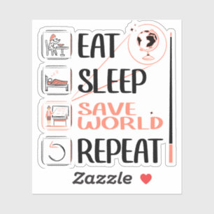 Super aardrijkskunde leraar redt wereld dank u ges sticker