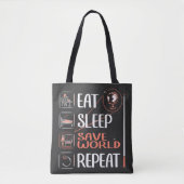 Super aardrijkskunde leraar redt wereld dank u ges tote bag (Voorkant)