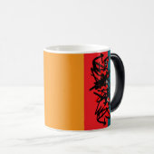 SUPER ABSTRACTE 3D KOFFIE MOK! MAGISCHE MOK (Voorkant rechts)
