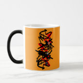 SUPER ABSTRACTE 3D KOFFIE MOK! MAGISCHE MOK (Links)