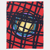 SUPER ABSTRACTE fleecedeken Fleece Deken (Voorkant)