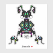 Super-achtige wezens sticker (Vel)