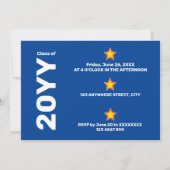 Super Afstudeerder Party-personaliseer tekst, foto Kaart (Achterkant)