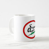 SUPER AGER-Mok Koffiemok (Voorkant links)