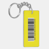 Super Agers BAR CODE sleutelketen Sleutelhanger (Voorkant Links)