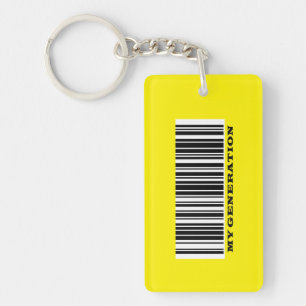Super Agers BAR CODE sleutelketen Sleutelhanger