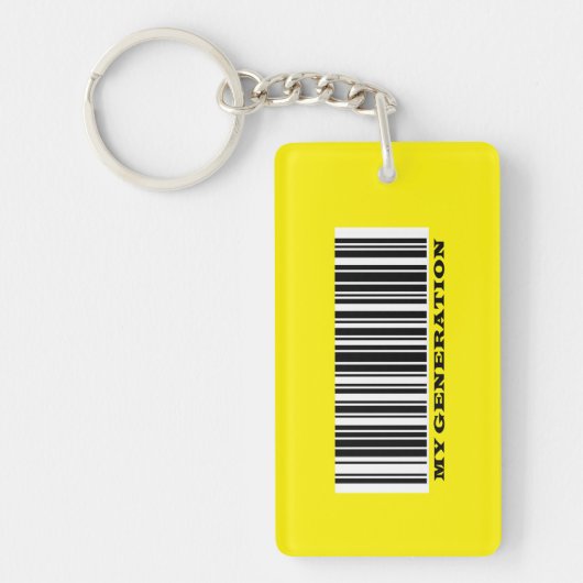 Super Agers BAR CODE sleutelketen Sleutelhanger (Voorkant)