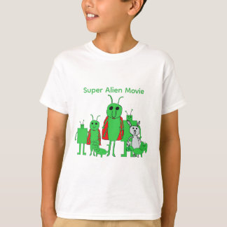Super Alien Film Complete Karakter Kids T-shirt