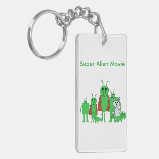 Super Alien Film Volledige Karakter Sleutelhanger (Voorkant Links)