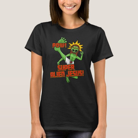 Super Alien Jesus T-shirt (Voorkant)