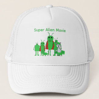 Super Alien Movie Full Character Cap Trucker Pet