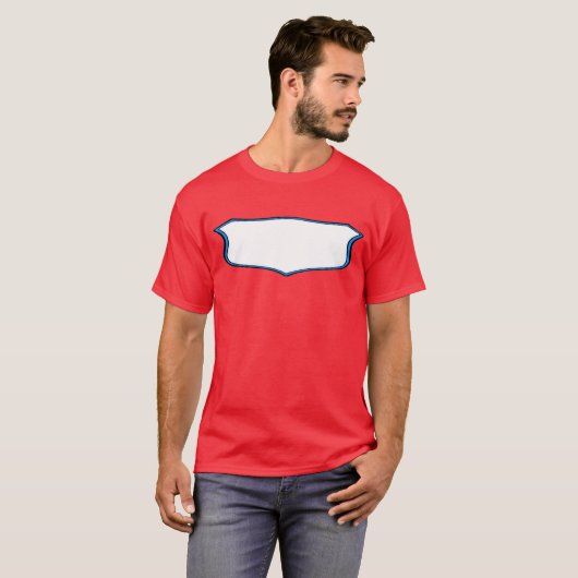 Super-Amerikaans T-shirt (Voorkant volledig)