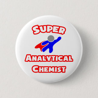 Super Analytische Chemicus Ronde Button 5,7 Cm