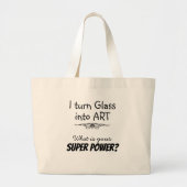 Super Artist Glas in lood Canvas Tas (Voorkant)