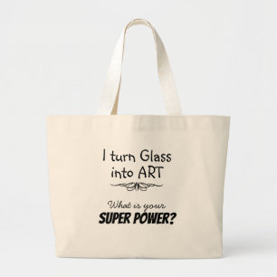 Super Artist Glas in lood Canvas Tas