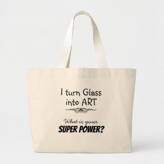 Super Artist Glas in lood Canvas Tas
