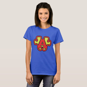 Super ASPIE jigzaag logo man mijn superkrachten T- T-shirt