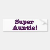 Super Auntie Bumpersticker (Voorkant)