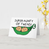 Super Aunty of Twins Pod Kaart (Gele Bloem)