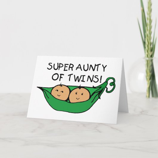 Super Aunty of Twins Pod Kaart (Voorkant)