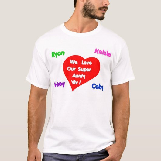 Super Aunty Viv T-shirt (Voorkant)