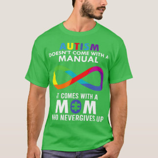 Super Autism mama die nooit opgeeft T-shirt