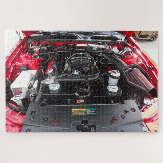 super auto motor puzzel (Horizontaal)