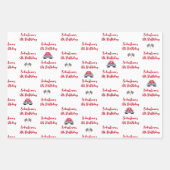 Super auto race kinderen verjaardag inpakpapier vel (Voorkant 2)