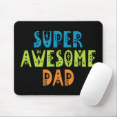 Super Awesome Dad Father's Day Mouse Pad Muismat (Met muis)