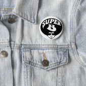 Super B Afro-knop Ronde Button 5,7 Cm (In situ)