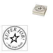 "SUPER BAAN!" Teaching Assistant Rubber Stamp Rubberstempel (Gestempeld)