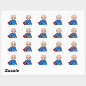 Super Babforever Vierkante Sticker (Vel)